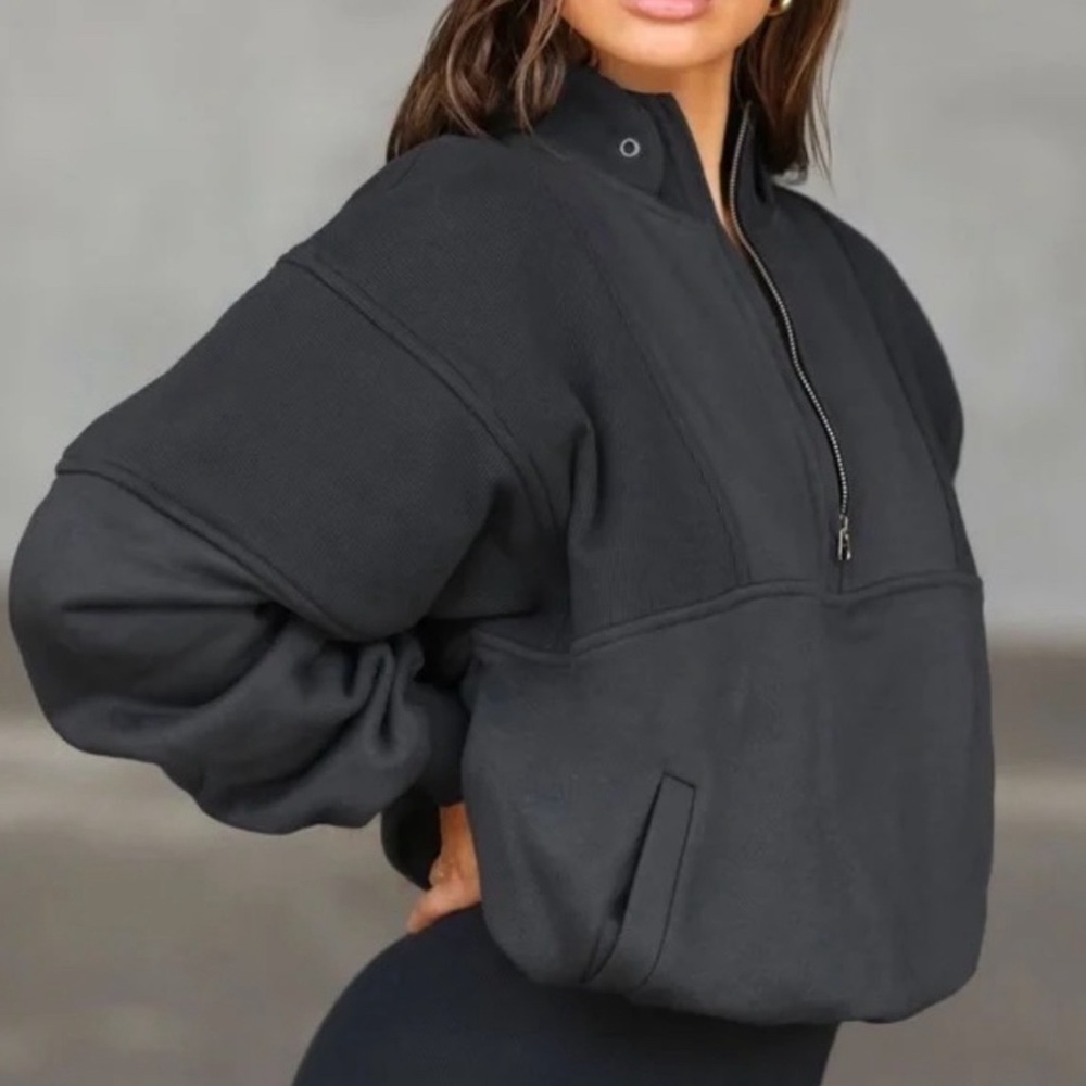 JOAH BROWN RETRO HALF ZIP